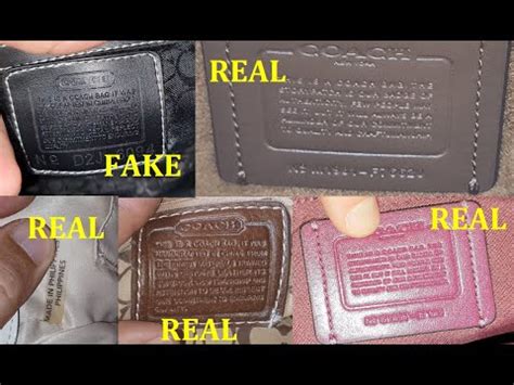 vs fake real coach bag zipper|check serial number coach bag.